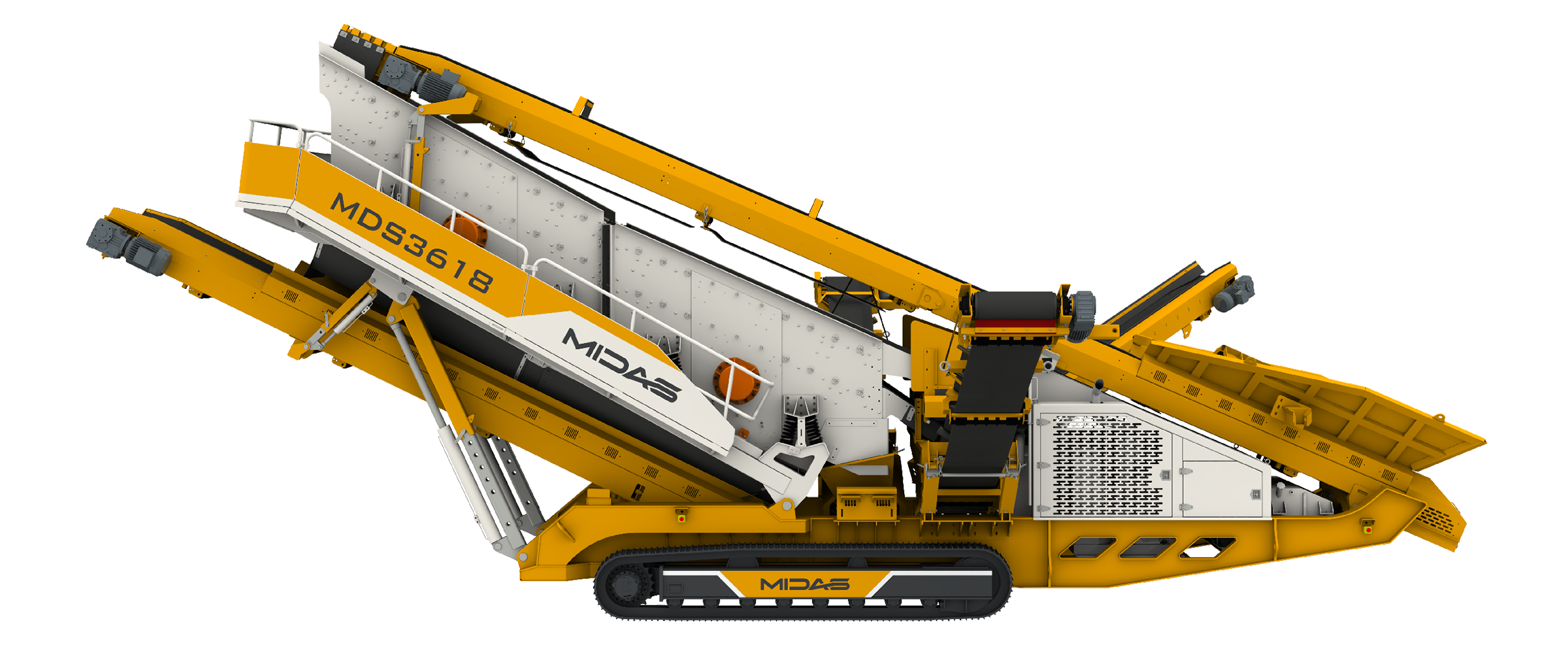 MDS Series Tracked Mobile Inclined Screening plant