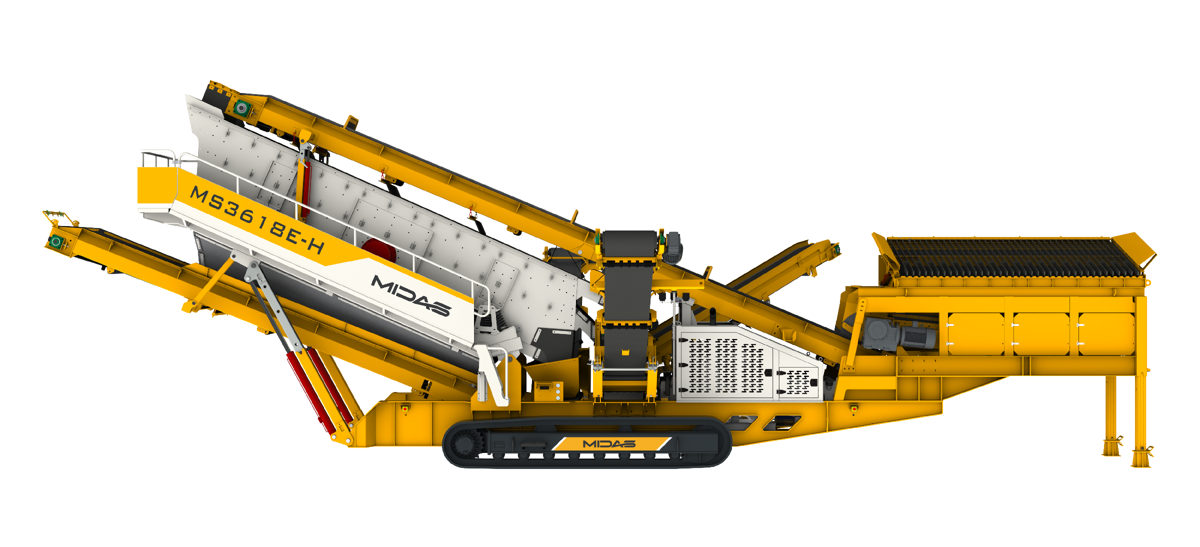 Ms Series Caterpillar Mobile Inclined Screening Plant