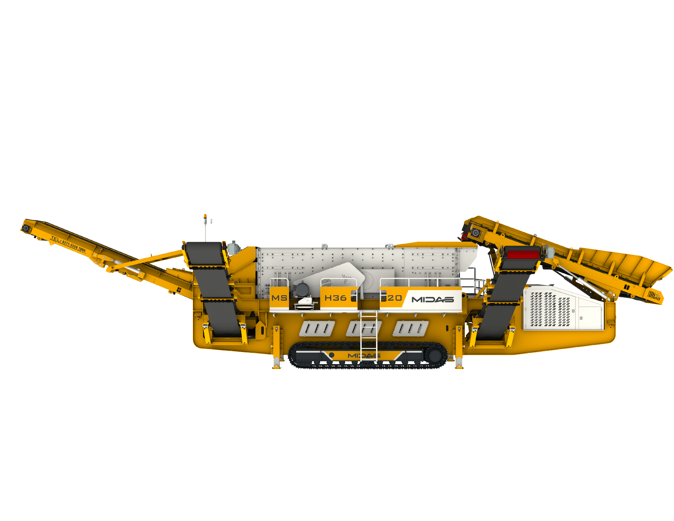 Tracked Mobile Horizontal Screening Plant