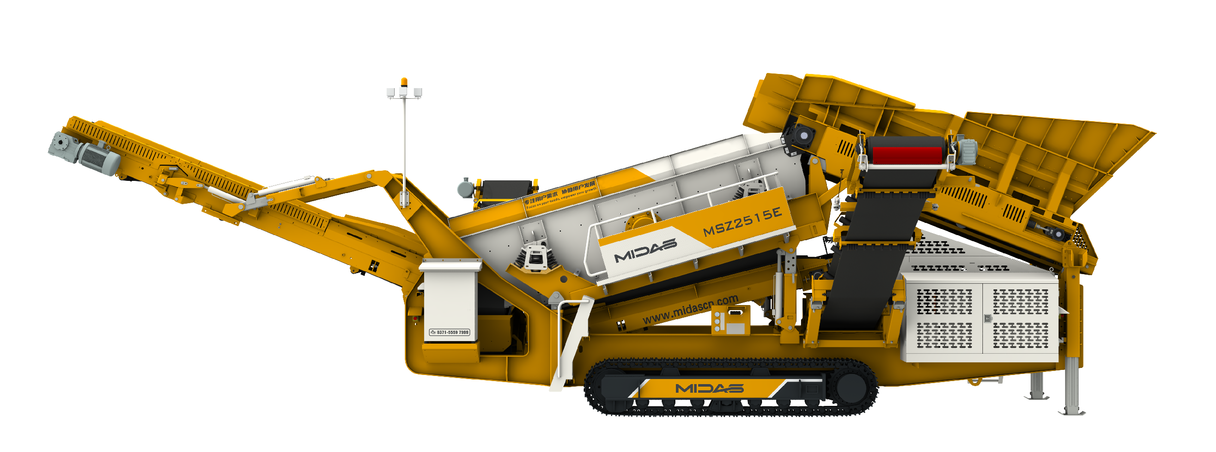 Tracked Mobile Heavy-duty Screening Plant