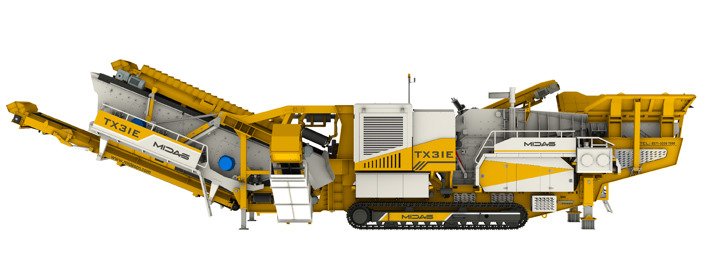 Impact crushing and screening plant TX3IE